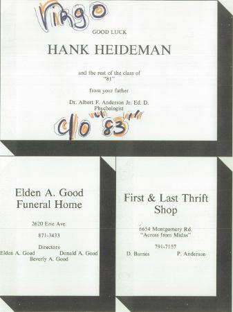 Hank Heideman's Classmates profile album