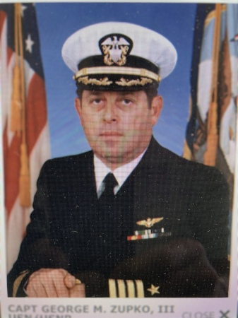 Captain George M Zupko III USN (Ret)