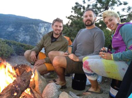 Rusty, Kevin, Rachel at Yosemite