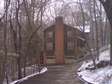 My House with an unsusal snow event