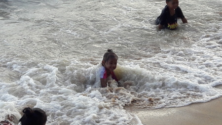 Tiny Thai beach babies