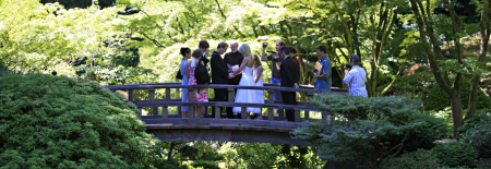 Wedding at The Japanese Garden, PDX
