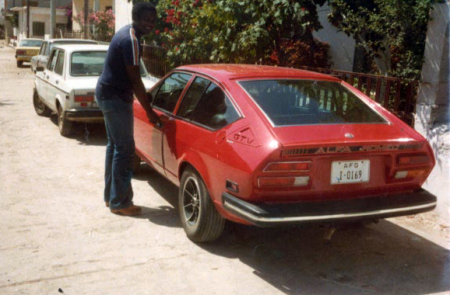 Ken's Red Alfa Romeo - Crete 1978