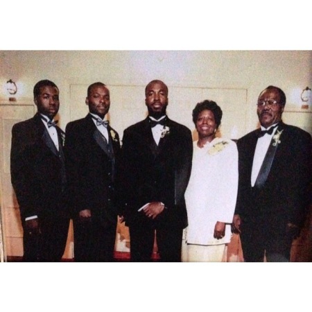 Calvin Williams wife and Sons