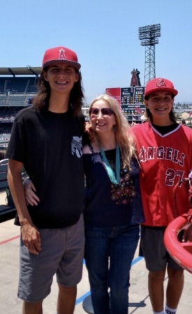Fathers Day at the Angels Stadium