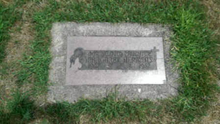 My sister Miggie's grave