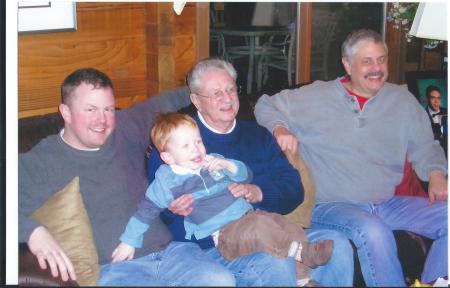 Four generations of Beatty men 2010.