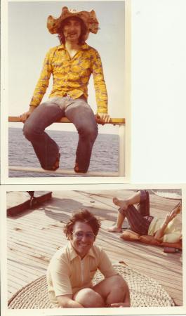 Chautin Brothers Lloyd & Jerry on a cruise.