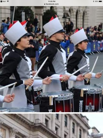 Carter in middle-London new year parade