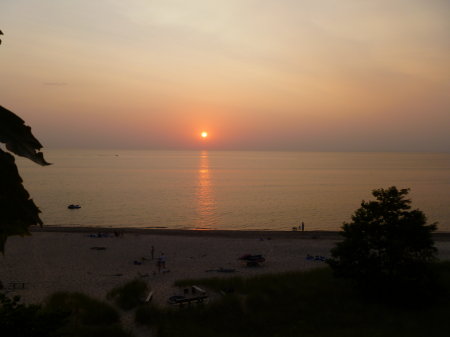 Lake Michigan sunset