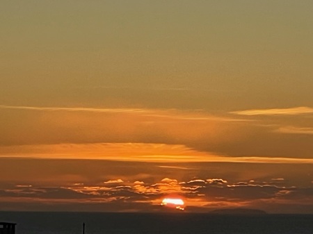 Sunset, Nazare, Portugal.