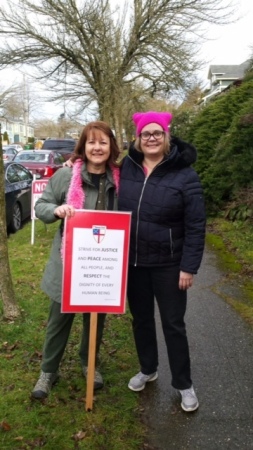 Women's March in Seattle, 1/21/17