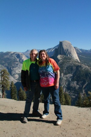 Stephanie & Me  Half Dome - Yosemite 2014