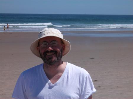 Mr. Pafundi on Ogunquit Beach in Maine
