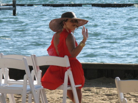 Caitlin on Lake Tahoe, Ca. at Audrey's Wedding