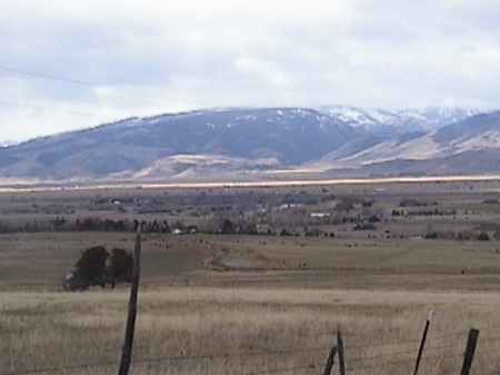 Part of the Gallatin Mountain Range