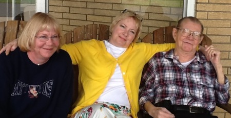 Jack Fields and his two daughters. Spring 2013