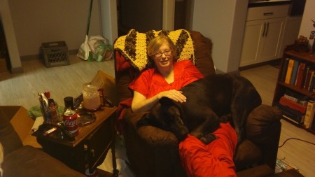 Sheba, the lap dog
