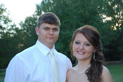 Grandson Lee and his girlfriend/Homecoming date Carlee