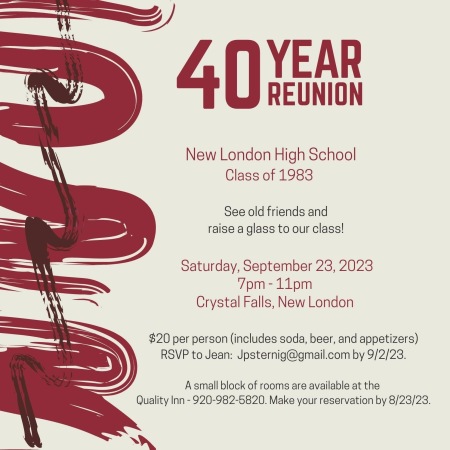 Sue Marcks-Bender's album, New London High School Reunion