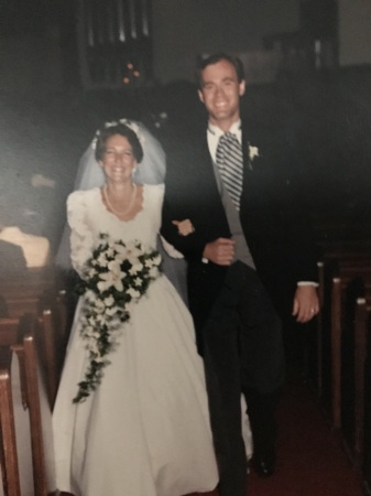 David & Bethanne's wedding day 1986