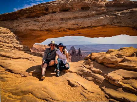 Marcella and I at Canyonlands National Park