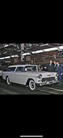 1955 Chevrolet Nomad assembly line