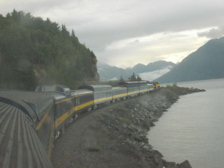 Train ride from Anchorage to Seward Ak