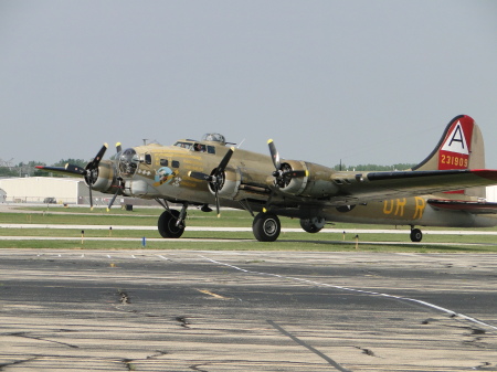 World War II B-17 flight