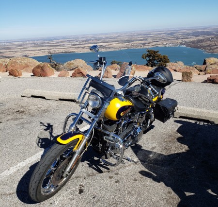 Harley FXDL top Mt Scott