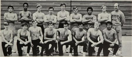 Wrestling team  1970