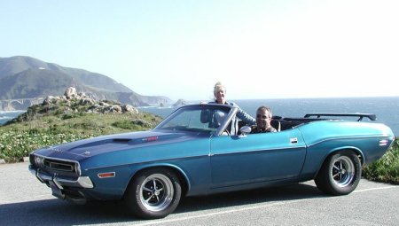 Skip, Wendy and Blue on the Cali coast