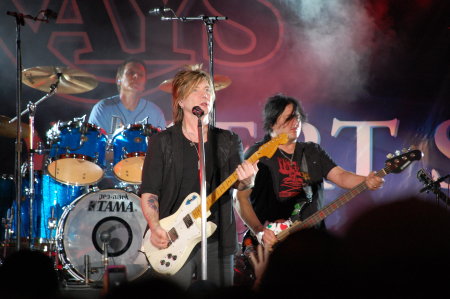 The Goo Goo Dolls after a Tampa Bay Rays Game