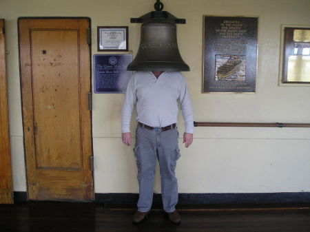 SS Queen Mary's ship bell.