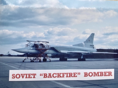 Russian Tu - 22M Strategic Nuclear Bomber.