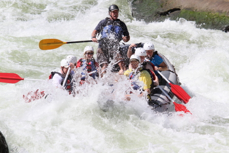 Melody Trierwiler's album, WV white water rafting