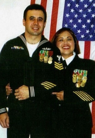 Both of us completing 20 years of service