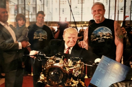 Picture of Paul Sr with President Trump’s 