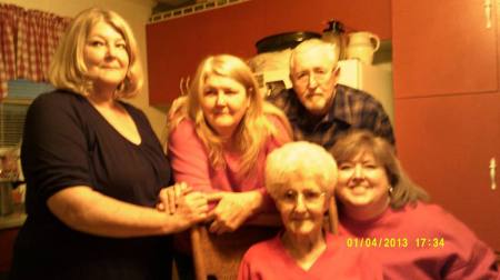 Me, my sister Barbara, Brother Ricky, mother and sister Tracy