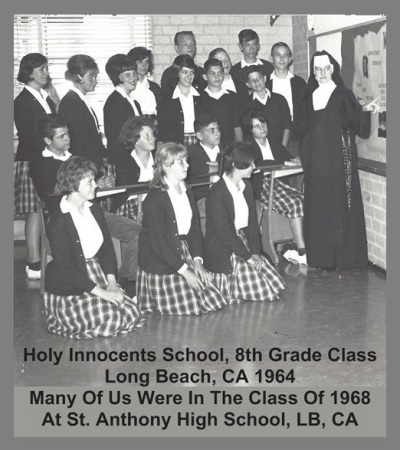 8th Grade - 1964, Holy Innocents school