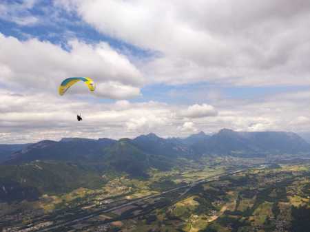 Paragliding Passey, France 