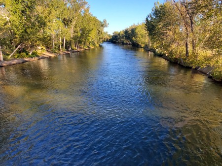 Boise River in the morning 