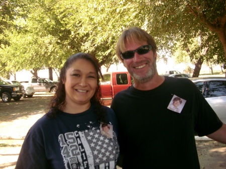 Roland Harold with gf Mary