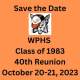 Winter Park High School Class of 83 , 40th Reunion reunion event on Oct 20, 2023 image