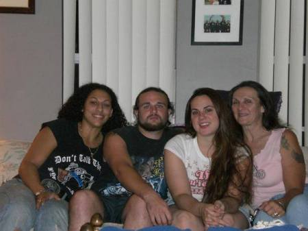 Lolita, son Charlie, daughter Jessica and me