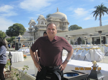 Rod (and Aggie) in Rajasthan, India