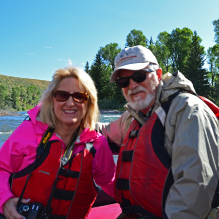 Braving the Class 1 Rapids of the Snake River