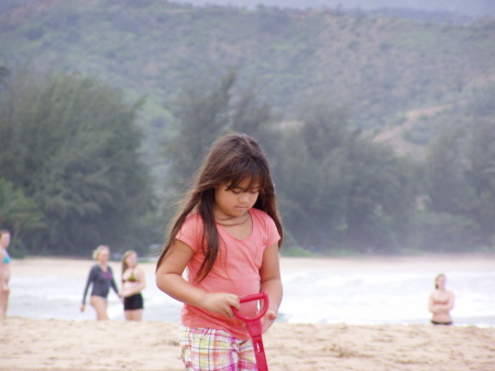 cute little Hawaiian girl