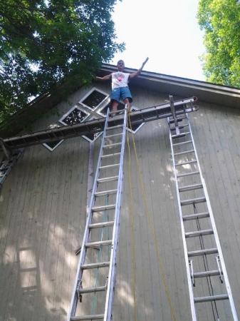My son the roofer