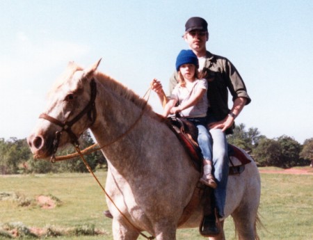 Me & Nikki on horse. 
